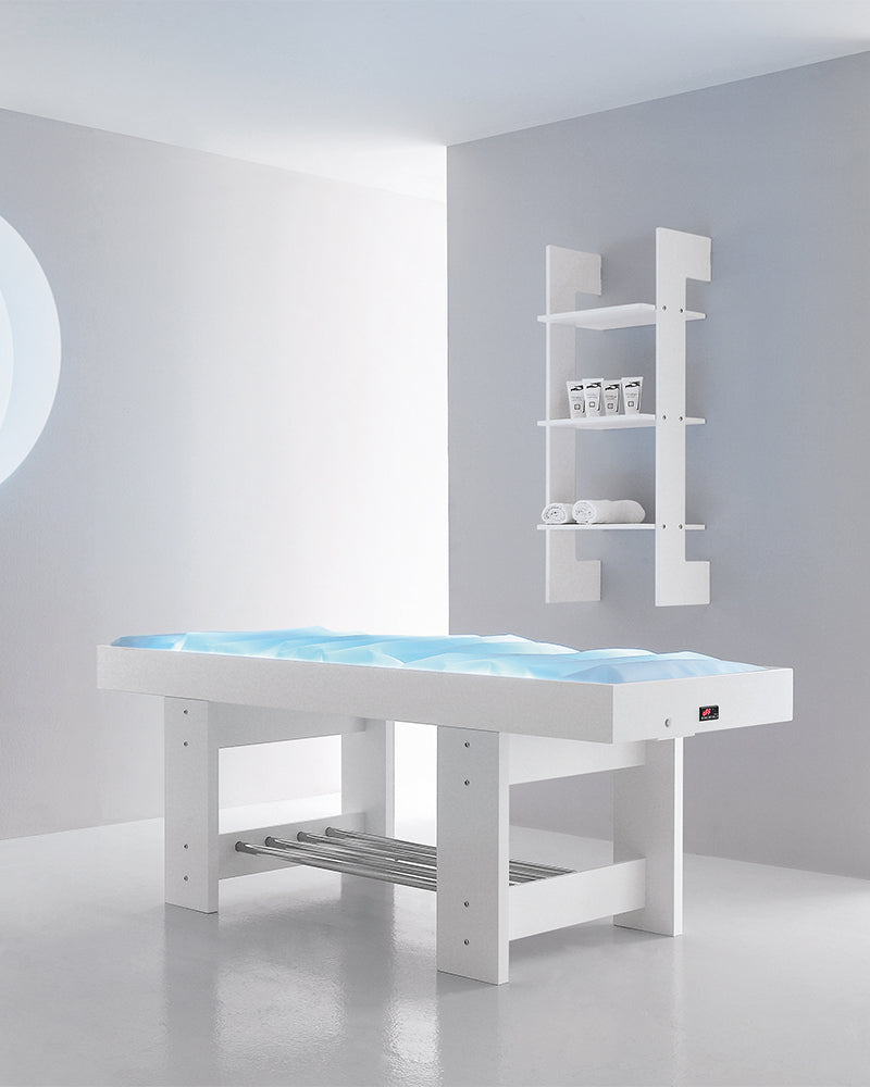 Andromeda - White treatment table - Water mattress